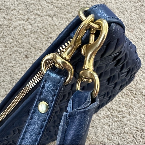 Clare V Petit Moyen in puffy navy blue - Picture 11 of 14